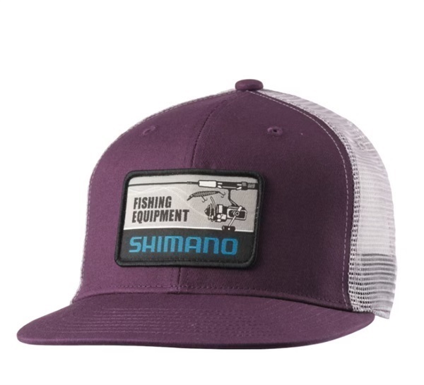 グラフィックフラットメッシュキャップ(パープル-L)